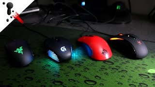 Video thumbnail for Logitech G302 VS SteelSeries Kinzu V3 VS Razer Abyssus 2014 VS Rapoo V300 Review by Rocket Jump Ninja