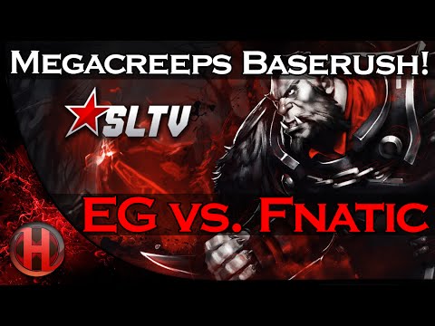 EG vs. Fnatic - Megacreeps Baserush Starladder 13 Dota 2