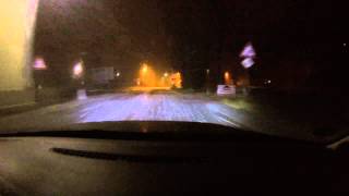 by car through the night with snow - Die Antwoord - She Makes Me a Killer - GoPro