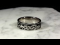 video - Dragon Celtic Trinity Wedding Band