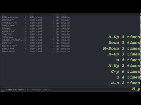 EmacsConf 2019 - 28 - Play and control your music with Emacs - Damien Cassou (DamienCassou)