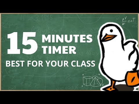 15 Minutes of Walking Duck for classroom FUN! - Ticktock timer