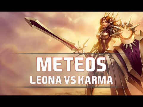 Meteos as Leona vs Karma - S8 SUPPORT Ranked Gameplay