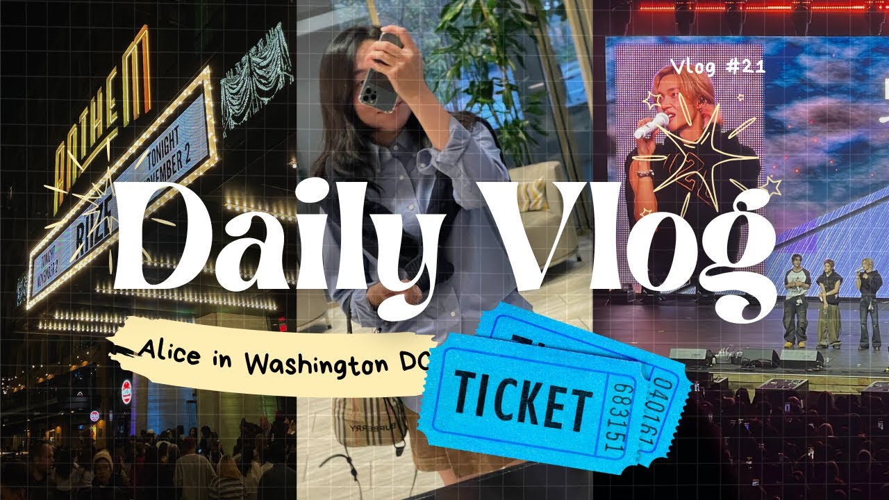 RIIZE 2025 Tour – The Anthem, DC 🎤 | 라이즈 공연 직관 VLOG