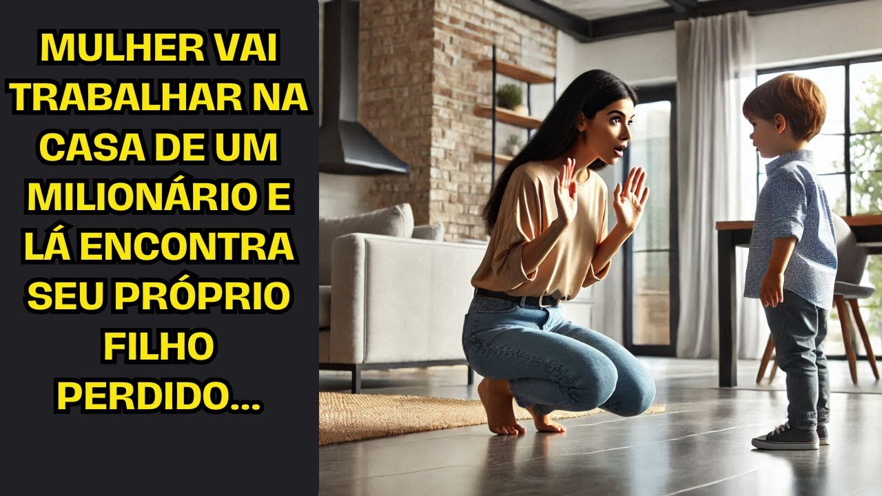 Mulher vai trabalhar na casa de um milionário e lá encontra seu próprio filho perdido...