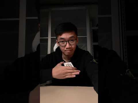 IMPOSSIBLE CARD VANISH (No editing) #shorts