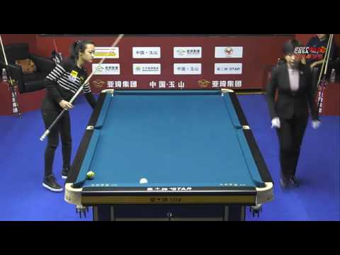Ma Jiao VS Zhu Shuming - Ladies - 2017 Chinese Billiards World Championship