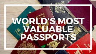 Five most valuable passports for visa-free travel