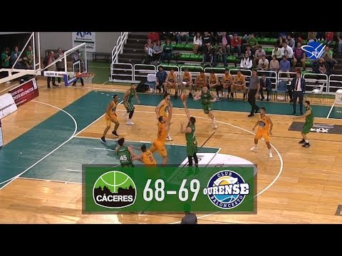 Resumen: Cáceres Patrimonio de la Humanidad - Club Ourense Baloncesto (LEB Oro 19/20)