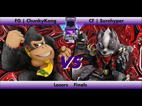 Flynn's Arcade 047 Losers Finals FG | ChunkyKong (Donkey Kong)Vs CF | Surehyper (Wolf)Ssbu Ultimate