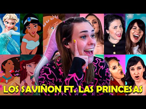 FAN DE DISNEY REACCIONA A LOS SAVIÑON FEAT. PRINCESAS DE DISNEY - MEDLEY DISNEY ACAPELLA