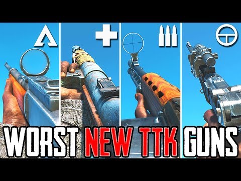 The NEW WORST GUNS for EVERY CLASS in Battlefield 5 (AFTER TTK CHANGES)