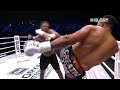 DAMN! BENJAMIN ADEGBUYI HEADKICK KO'S JAHFARR WILNIS OUT THE RING!