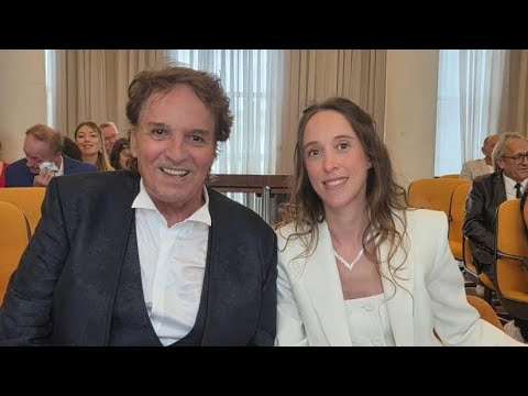 Christian Delagrange: the crooner got married and his wife is 40 years younger than him