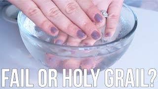 Beauty Hacks: Fail or Holy Grail? ♥ Drying Nails in Cold Water | Ellko