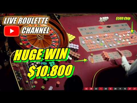 🔴LIVE ROULETTE | 🚨 HUGE WIN 💲10.800 In Las Vegas Casino 🎰 $500 Chip Inside Exclusive ✅ 2026-06-05