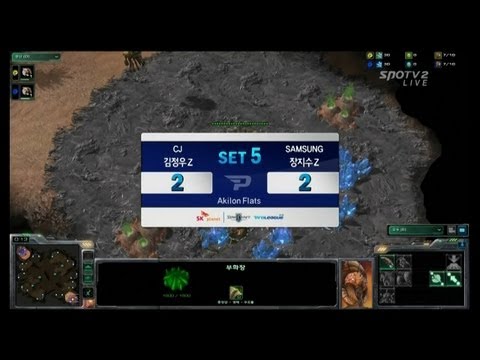 SPL [01.29] effOrt(CJ) vs hOpe(Samsung) 5SET / Akilon Flats - Starcraft 2,esportstv
