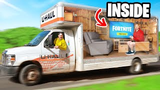 Secret Micro Apartment INSIDE Uhaul Road Trip!