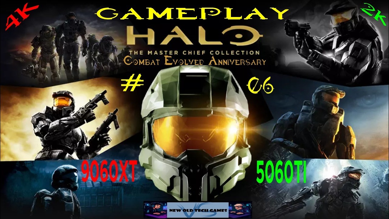 HALO COMBAT ENVOLVED : MASTER CHIEF COL  GAMEPLAY #5  ATÉ ZERAR!RX 9060XTRTX 5060TI 4K2K! COOP