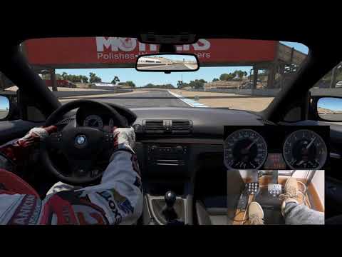 Bmw 1M on Laguna Seca Raceway!
