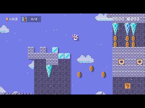 Ice Wizard Castle by Ol Stinky - Super Mario Maker 2 - No Commentary 1bv
