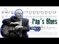 Pap's Blues | Herb Ellis [Jazz Blues Guitar Transcription]