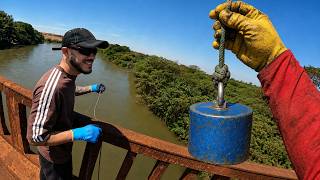 Levei o DONKEY13 pra fazer PESCA MAGNETICA