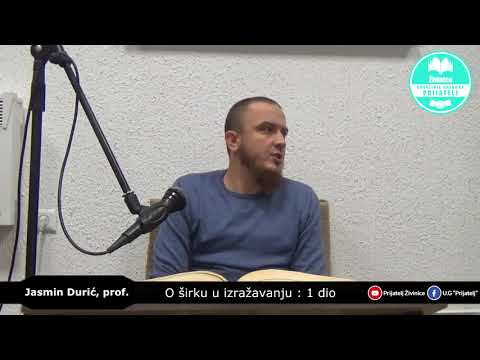 O širku u izražavanju I dio - Jasmin Durić, prof.