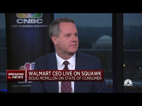 , title : 'The U.S. consumer is still stressed and under inflation pressure, says Walmart CEO Doug McMillon'