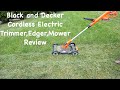 Black Decker MTC220 12 Inch Lithium Cordless 3 In 1 Trimmer Edger And Mower 20 Volt Review