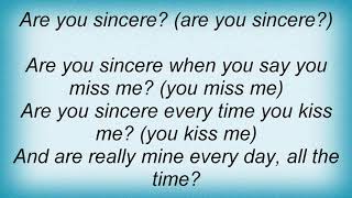 Andy Williams - Are You Sincere Lyrics