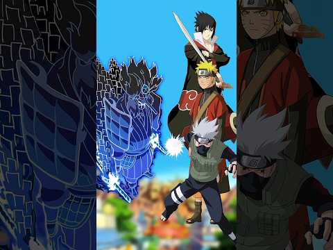Madara vs naruto sasuke and kakashi ||