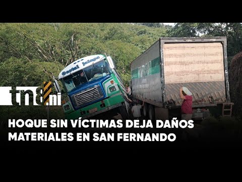 ¡Impactantes Imágenes! El accidente entre un bus y un camión en el Puente Salamají