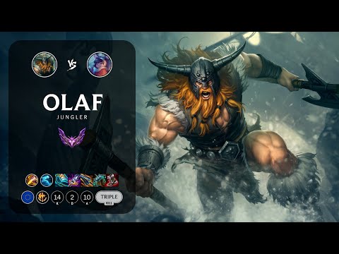 Olaf Jungle vs Nunu & Willump - EUW Master Patch 14.6