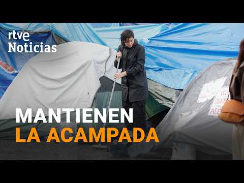 Vivienda | Los acampados deciden mantener la protesta en la Puerta del Sol de Madrid | RTVE Noticias