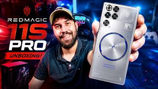 REDMAGIC 11S PRO! Unboxing e testes no celular gamer mais bruto da REDMAGIC!