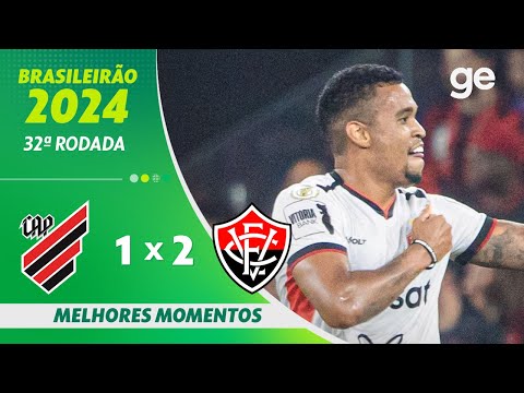 Gols e lances de Athletico Paranaense x Vitória