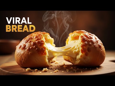 Five‑Ingredient No‑Knead Cheesy Bread