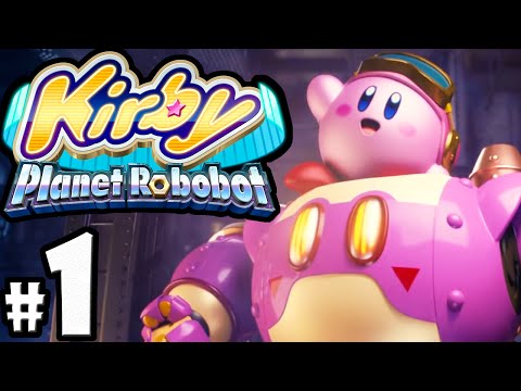 Kirby Planet Robobot PART 1 - 3DS Gameplay Walkthrough - Robobot Armor! - Copy Abilities - Nintendo