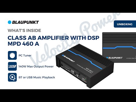 Unboxing MPD 460 A | Class AB Amplifier with DSP