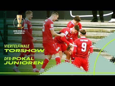 Sieben Tore in Mönchengladbach! | Viertelfinale | Alle Tore | DFB-Pokal der Junioren