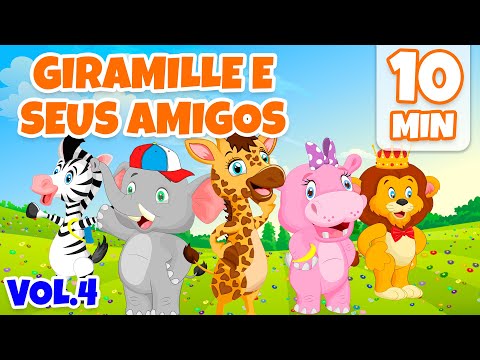 Giramille e seus Amigos Vol. 4 - Giramille 10 min | Desenho Animado Musical