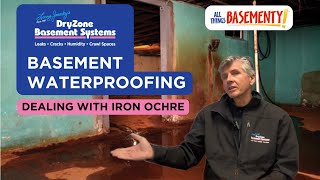 Watch video: Basement Waterproofing: How We Deal with Iron Ochre