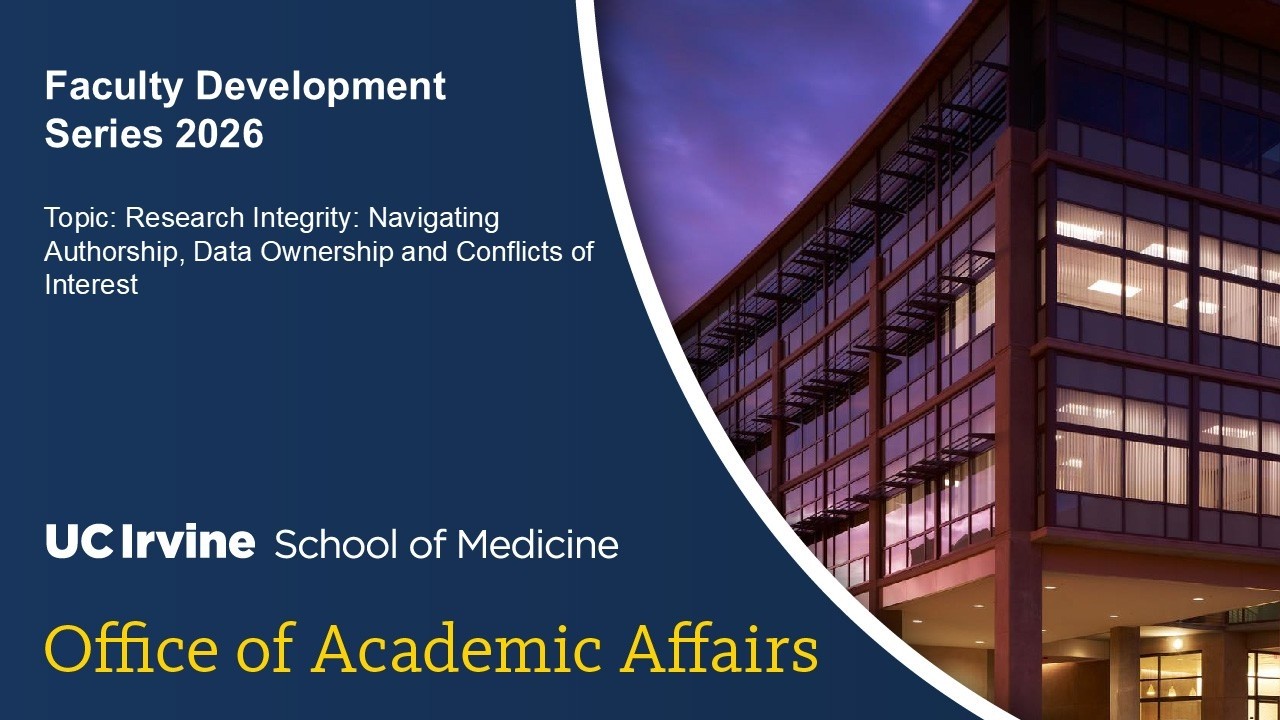 2026 Faculty Development Series - Research Integrity