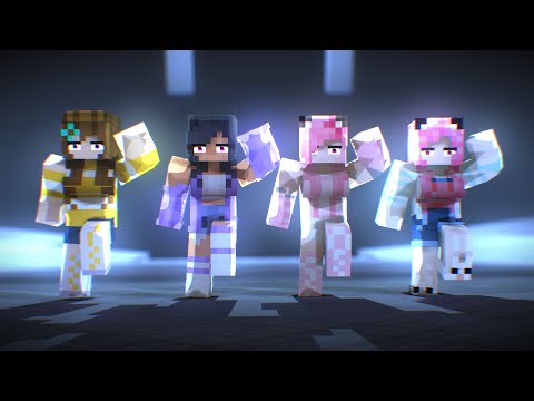 BELIEVER PROJECT PRETTY GIRLS APHMAU, KC, MEU SAN, MACNCHEESEP1Z - MINECRAFT ANIMATION #shorts