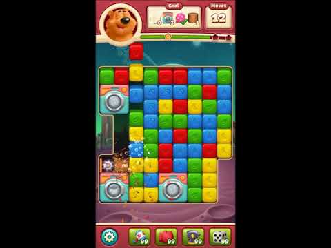 Toon Blast Level 4154 - NO BOOSTERS 🐻🐺🐱 | SKILLGAMING ✔️