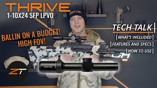 Video: ZeroTech Thrive LPVO 1-10x24 SFP Belyst PHR 4 Kikarsikte