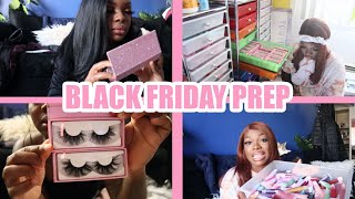 BLACK FRIDAY PREP! NEW MINK LASHES, INVENTORY CHECKS + MORE | BEAUTYANDMARIE