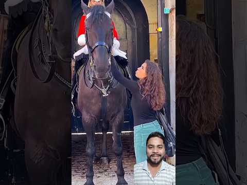 ⚠️'Never mess with the Queen’s Guard even the horse has rules 🫢'🐎#queenGuard #horse #ukguard #short