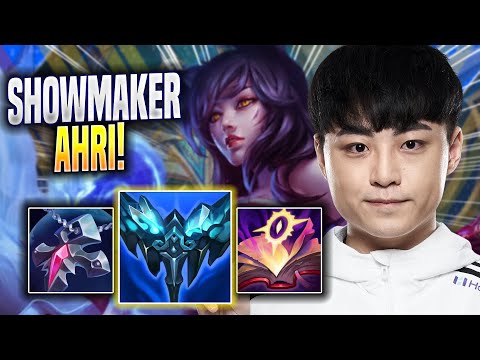 SHOWMAKER PERFECT GAME WITH AHRI! - DK ShowMaker Plays Ahri MID vs Zed! | Season 2023